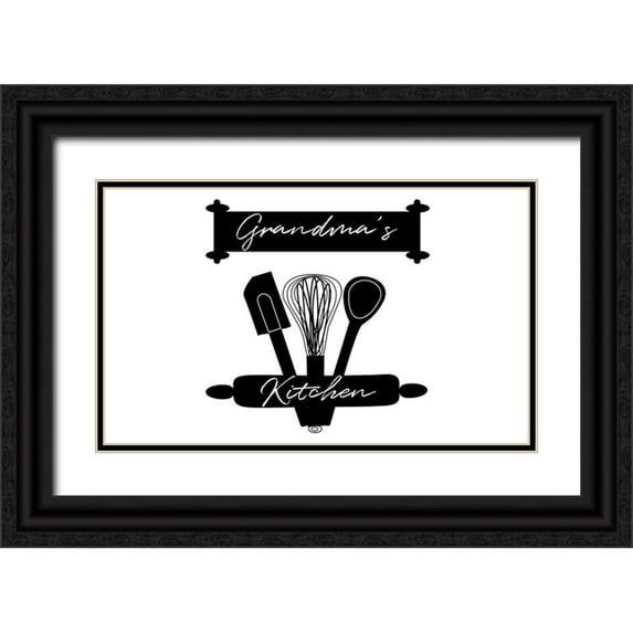 Phillip, Jamie 18x12 Black Ornate Wood Framed with Double Matting Museum Art Print Titled - Grandmas Kitchen
