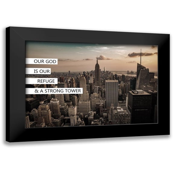Phillip, Jamie 18x13 Black Modern Framed Museum Art Print Titled - Strong Tower