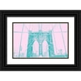 thumbnail image 1 of Phillip, Jamie 18x13 Black Ornate Wood Framed with Double Matting Museum Art Print Titled - Brooklyn Bridge 1, 1 of 4