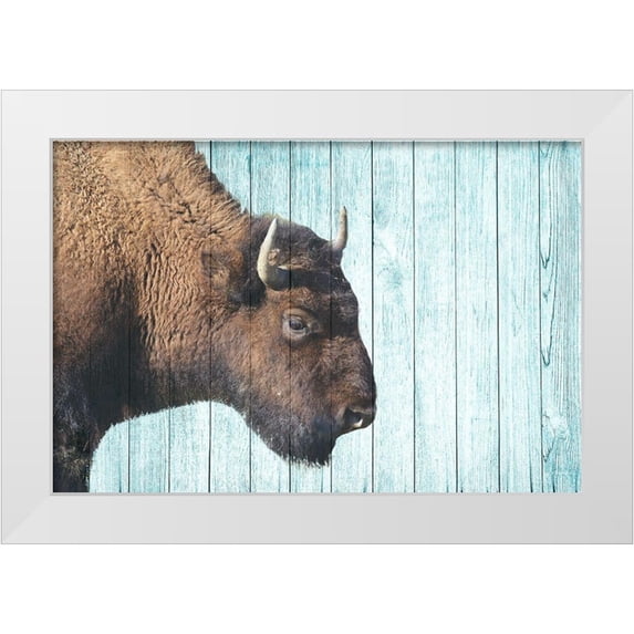 Phillip, Jamie 18x13 White Modern Wood Framed Museum Art Print Titled - Bison Trail