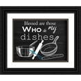 thumbnail image 1 of Phillip, Jamie 18x15 Black Ornate Wood Framed with Double Matting Museum Art Print Titled - Dishes, 1 of 4