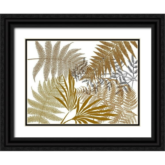 Phillip, Jamie 18x15 Black Ornate Wood Framed with Double Matting Museum Art Print Titled - Foilage
