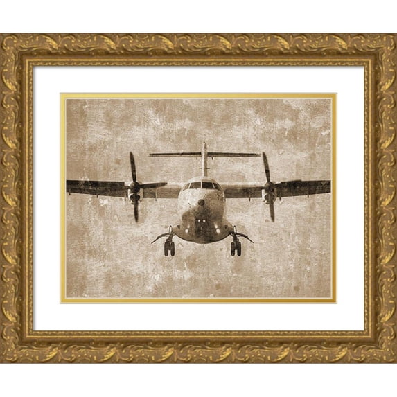 Phillip, Jamie 18x15 Gold Ornate Wood Framed with Double Matting Museum Art Print Titled - Aviation