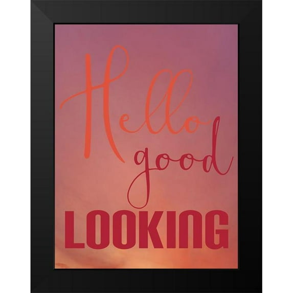 Phillip, Jamie 19x24 Black Modern Framed Museum Art Print Titled - Good Looking