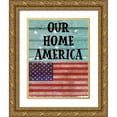 thumbnail image 1 of Phillip, Jamie 19x24 Gold Ornate Wood Framed with Double Matting Museum Art Print Titled - America 2, 1 of 4