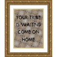 thumbnail image 1 of Phillip, Jamie 19x24 Gold Ornate Wood Framed with Double Matting Museum Art Print Titled - Find Your Tribe 2, 1 of 4
