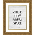 thumbnail image 1 of Phillip, Jamie 19x24 Gold Ornate Wood Framed with Double Matting Museum Art Print Titled - Happy Space, 1 of 4