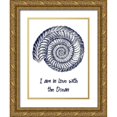 thumbnail image 1 of Phillip, Jamie 19x24 Gold Ornate Wood Framed with Double Matting Museum Art Print Titled - Ocean Love, 1 of 4