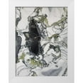 thumbnail image 1 of Phillip, Jamie 19x24 White Modern Wood Framed Museum Art Print Titled - Marbled Abstract 2, 1 of 4