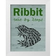 thumbnail image 1 of Phillip, Jamie 19x24 White Modern Wood Framed Museum Art Print Titled - Ribbit, 1 of 4