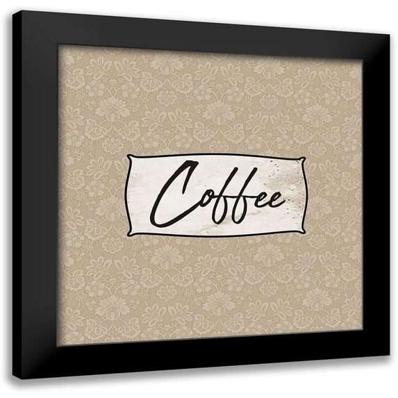 Phillip, Jamie 20x20 Black Modern Framed Museum Art Print Titled - Coffee Stain