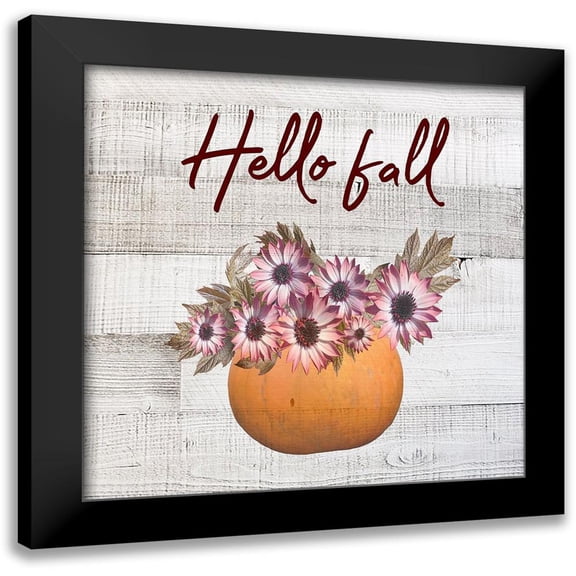 Phillip, Jamie 20x20 Black Modern Framed Museum Art Print Titled - Hello Fall