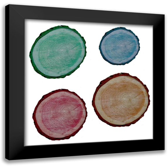Phillip, Jamie 20x20 Black Modern Framed Museum Art Print Titled - Old Rings 2