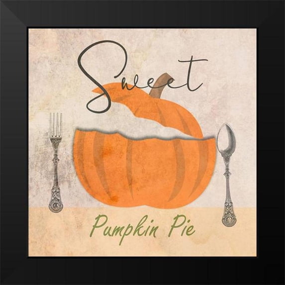 Phillip, Jamie 20x20 Black Modern Framed Museum Art Print Titled - Pumpkin Pie