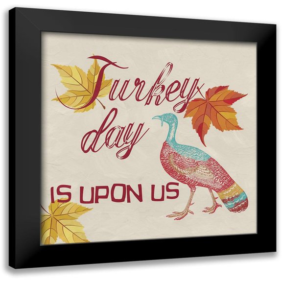 Phillip, Jamie 20x20 Black Modern Framed Museum Art Print Titled - Turkey Day