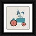 thumbnail image 1 of Phillip, Jamie 20x20 Black Ornate Wood Framed with Double Matting Museum Art Print Titled - Little Farmer 3, 1 of 4