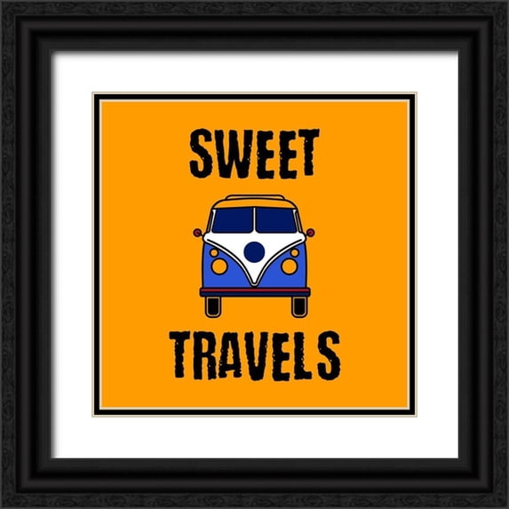Phillip, Jamie 20x20 Black Ornate Wood Framed with Double Matting Museum Art Print Titled - Sweet Trail