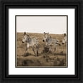 thumbnail image 1 of Phillip, Jamie 20x20 Black Ornate Wood Framed with Double Matting Museum Art Print Titled - Young Runners, 1 of 4