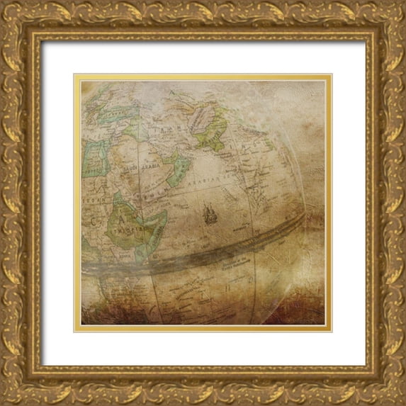 Phillip, Jamie 20x20 Gold Ornate Wood Framed with Double Matting Museum Art Print Titled - Around The World