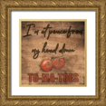 thumbnail image 1 of Phillip, Jamie 20x20 Gold Ornate Wood Framed with Double Matting Museum Art Print Titled - Kitchen Talk 5, 1 of 4