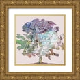 thumbnail image 1 of Phillip, Jamie 20x20 Gold Ornate Wood Framed with Double Matting Museum Art Print Titled - Painted Tree, 1 of 4