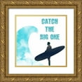 thumbnail image 1 of Phillip, Jamie 20x20 Gold Ornate Wood Framed with Double Matting Museum Art Print Titled - Surf 2, 1 of 4