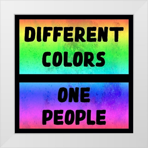Phillip, Jamie 20x20 White Modern Wood Framed Museum Art Print Titled - Black Lives Matter