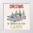 thumbnail image 1 of Phillip, Jamie 20x20 White Modern Wood Framed Museum Art Print Titled - Cabin Christmas, 1 of 4