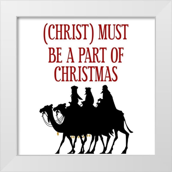 Phillip, Jamie 20x20 White Modern Wood Framed Museum Art Print Titled - Christ-Must