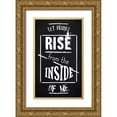 thumbnail image 1 of Phillip, Jamie 21x32 Gold Ornate Wood Framed with Double Matting Museum Art Print Titled - Praises, 1 of 4