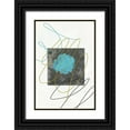 thumbnail image 1 of Phillip, Jamie 23x32 Black Ornate Wood Framed with Double Matting Museum Art Print Titled - Lined Abstract, 1 of 4