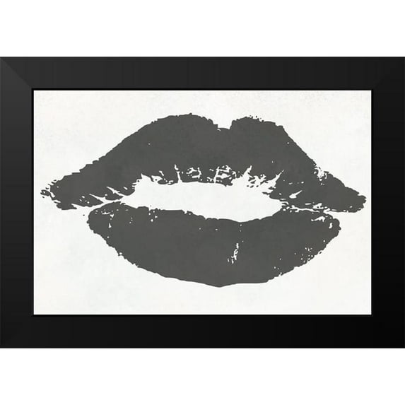 Phillip, Jamie 24x17 Black Modern Framed Museum Art Print Titled - Cotton Candy Lips 3