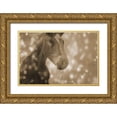 thumbnail image 1 of Phillip, Jamie 24x17 Gold Ornate Wood Framed with Double Matting Museum Art Print Titled - Browney Farm Horse, 1 of 4