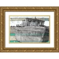 thumbnail image 1 of Phillip, Jamie 24x17 Gold Ornate Wood Framed with Double Matting Museum Art Print Titled - Ship Wreck 2, 1 of 4