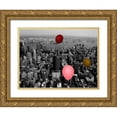 thumbnail image 1 of Phillip, Jamie 24x19 Gold Ornate Wood Framed with Double Matting Museum Art Print Titled - A Day In New York, 1 of 4