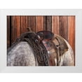 thumbnail image 1 of Phillip, Jamie 24x19 White Modern Wood Framed Museum Art Print Titled - Horse On The Ranch, 1 of 4