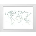 thumbnail image 1 of Phillip, Jamie 24x19 White Modern Wood Framed Museum Art Print Titled - Map 1, 1 of 4