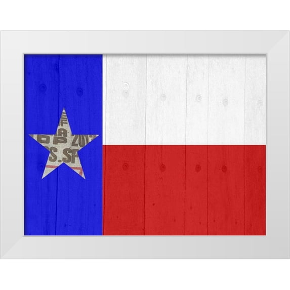 Phillip, Jamie 24x19 White Modern Wood Framed Museum Art Print Titled - Texas