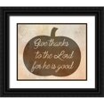 thumbnail image 1 of Phillip, Jamie 24x20 Black Ornate Wood Framed with Double Matting Museum Art Print Titled - Thank You Lord, 1 of 4