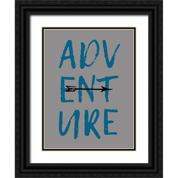 Phillip, Jamie 25x32 Black Ornate Wood Framed with Double Matting Museum Art Print Titled - Adventure