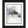 thumbnail image 1 of Phillip, Jamie 25x32 Black Ornate Wood Framed with Double Matting Museum Art Print Titled - Mountain Range 2, 1 of 4