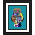 thumbnail image 1 of Phillip, Jamie 25x32 Black Ornate Wood Framed with Double Matting Museum Art Print Titled - Owl, 1 of 4