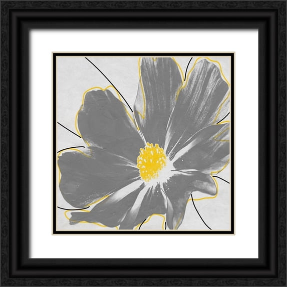 Phillip, Jamie 26x26 Black Ornate Wood Framed with Double Matting Museum Art Print Titled - Ambrose Flower 2
