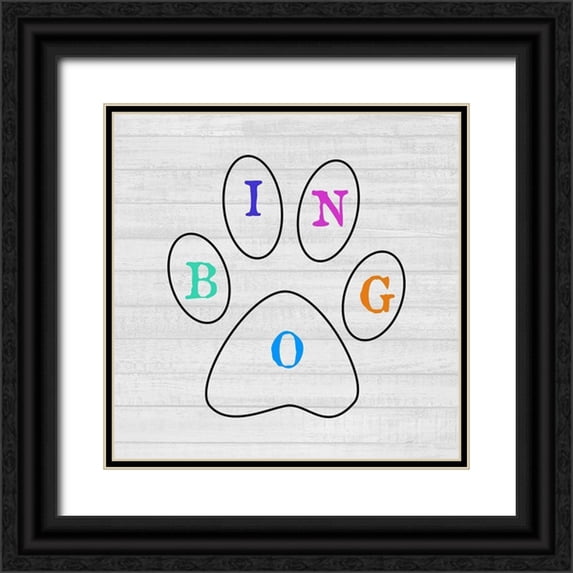 Phillip, Jamie 26x26 Black Ornate Wood Framed with Double Matting Museum Art Print Titled - Bingo