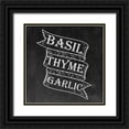 thumbnail image 1 of Phillip, Jamie 26x26 Black Ornate Wood Framed with Double Matting Museum Art Print Titled - Herbs, 1 of 4