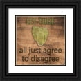 thumbnail image 1 of Phillip, Jamie 26x26 Black Ornate Wood Framed with Double Matting Museum Art Print Titled - Kitchen Talk 6, 1 of 4