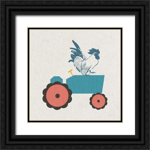 Phillip, Jamie 26x26 Black Ornate Wood Framed with Double Matting Museum Art Print Titled - Little Farmer 3