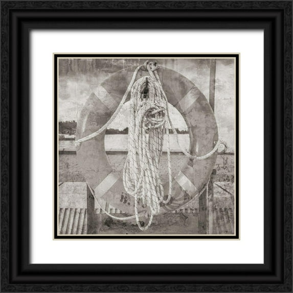 Phillip, Jamie 26x26 Black Ornate Wood Framed with Double Matting Museum Art Print Titled - Nautical Travel