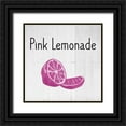 thumbnail image 1 of Phillip, Jamie 26x26 Black Ornate Wood Framed with Double Matting Museum Art Print Titled - Pink Lemonade, 1 of 4