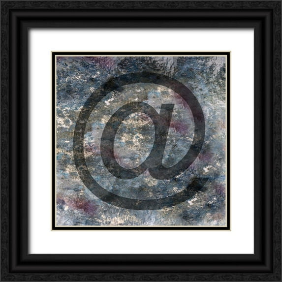 Phillip, Jamie 26x26 Black Ornate Wood Framed with Double Matting Museum Art Print Titled - Symbol 3
